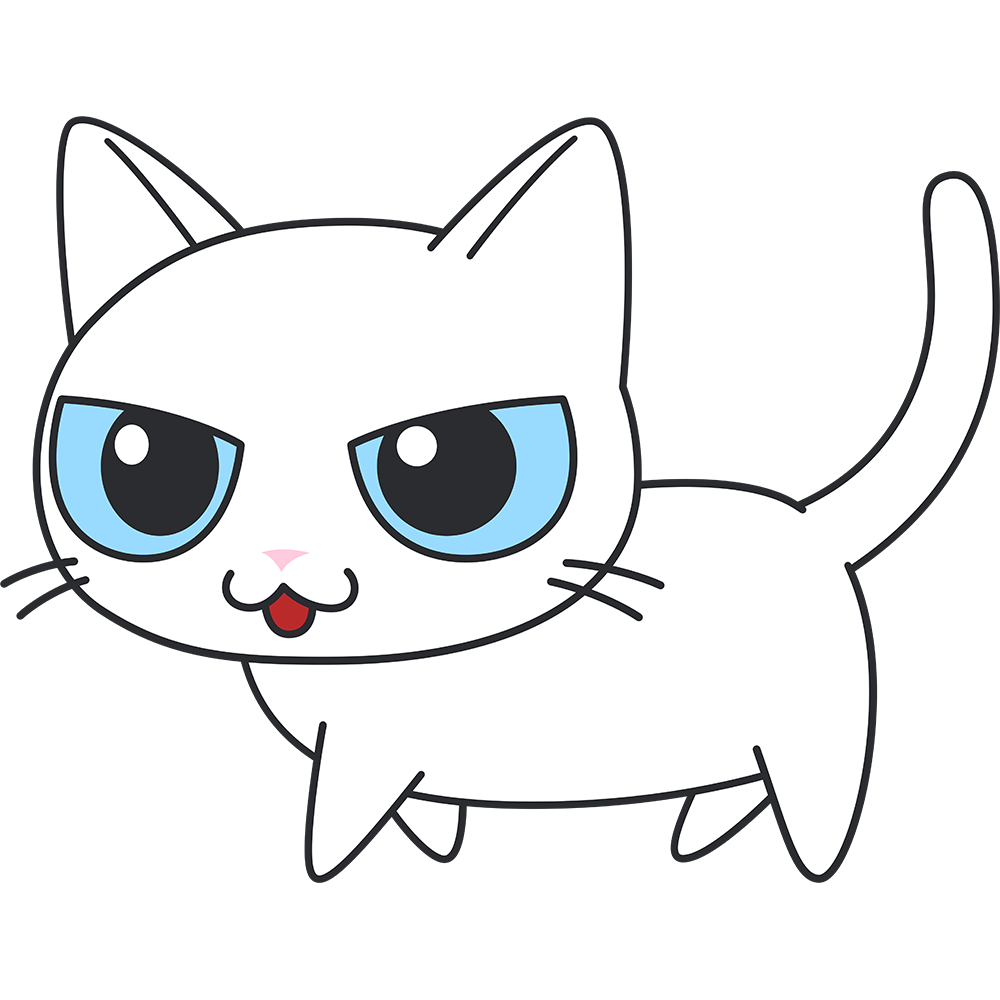 白い 動物 イラスト詳細 9位