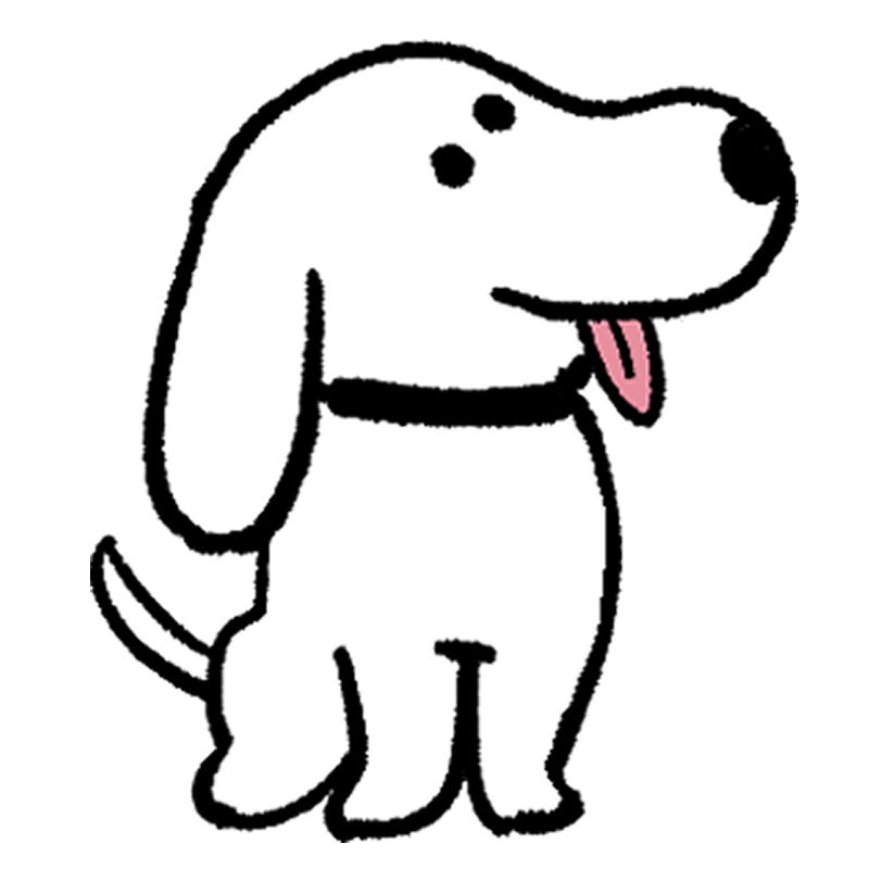 白い 動物 イラスト詳細 4位