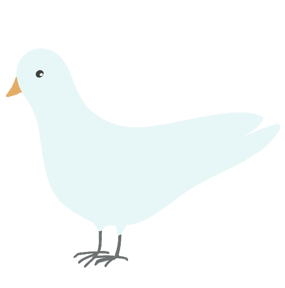 白い 鳥 イラスト詳細 9位