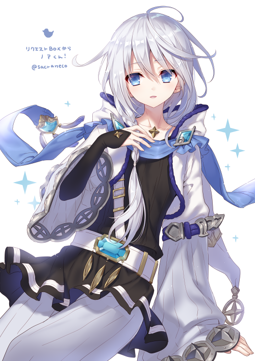 白髪 女の子 イラスト詳細 10位