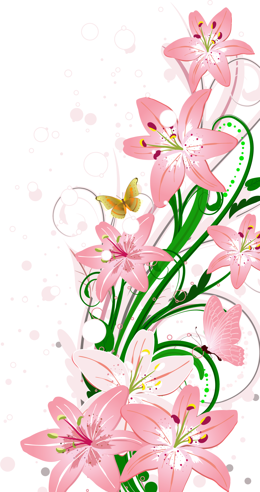 百合 イラスト フリー詳細 7位