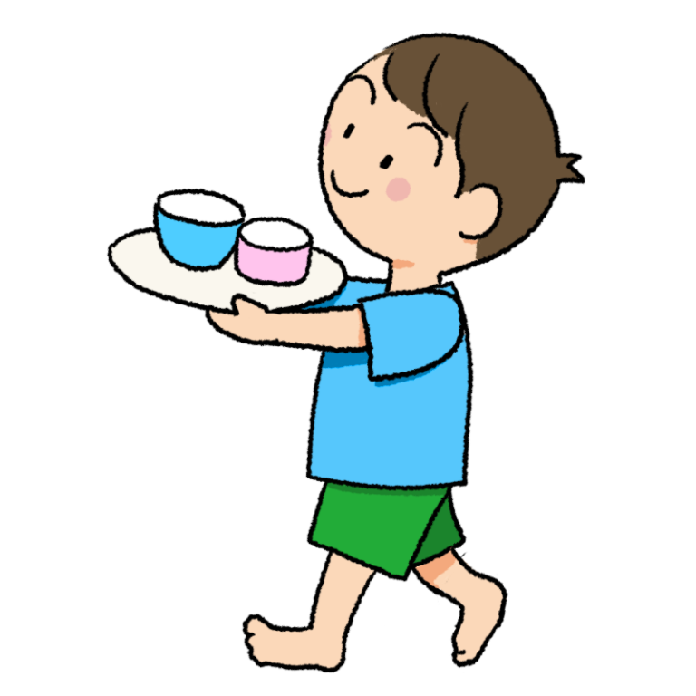 皿 を 持つ イラスト詳細 5位