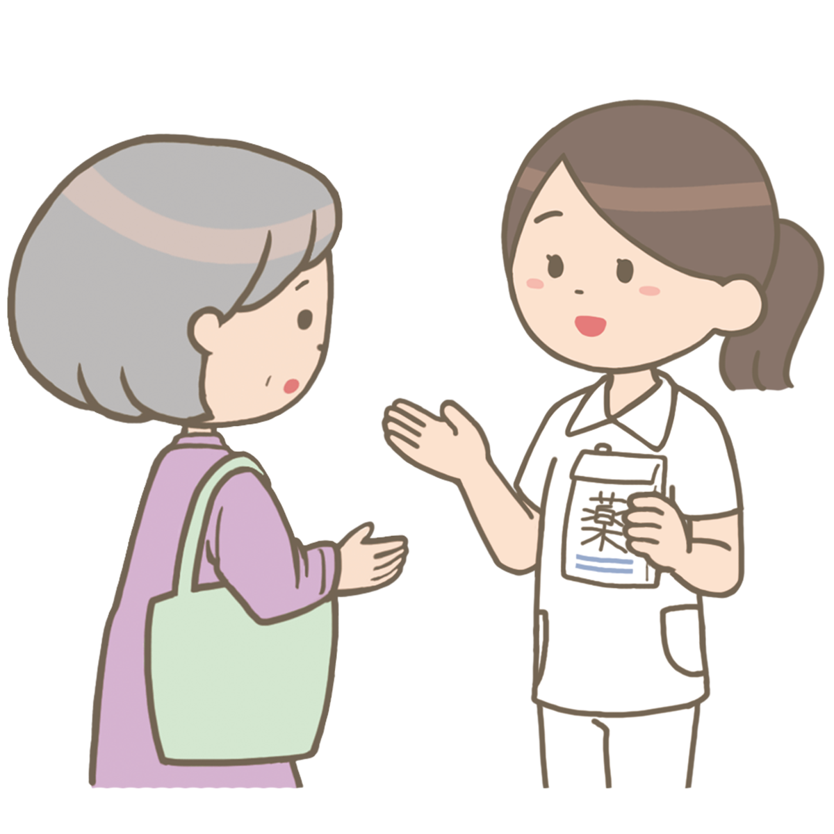 看護 師 イラスト 簡単詳細 11位