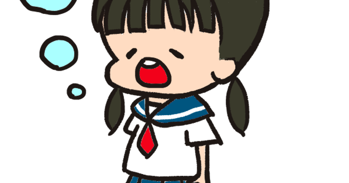 眠い 女の子 イラスト詳細 11位