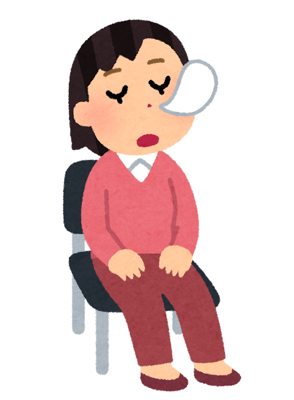 眠い 女の子 イラスト詳細 2位