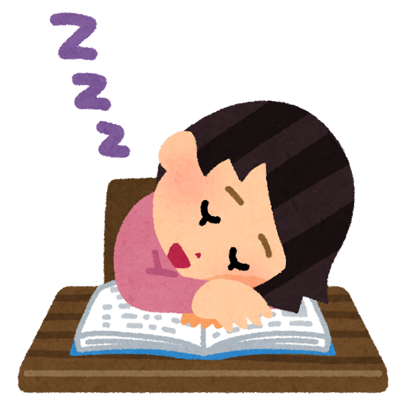 眠い 女の子 イラスト詳細 4位