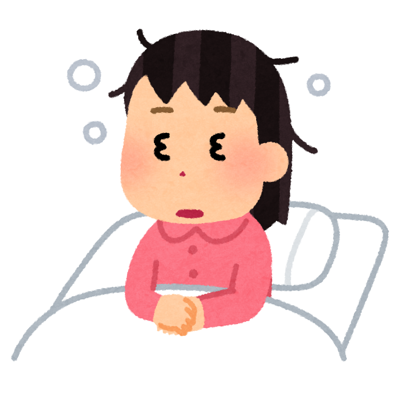眠い 女の子 イラスト詳細 6位