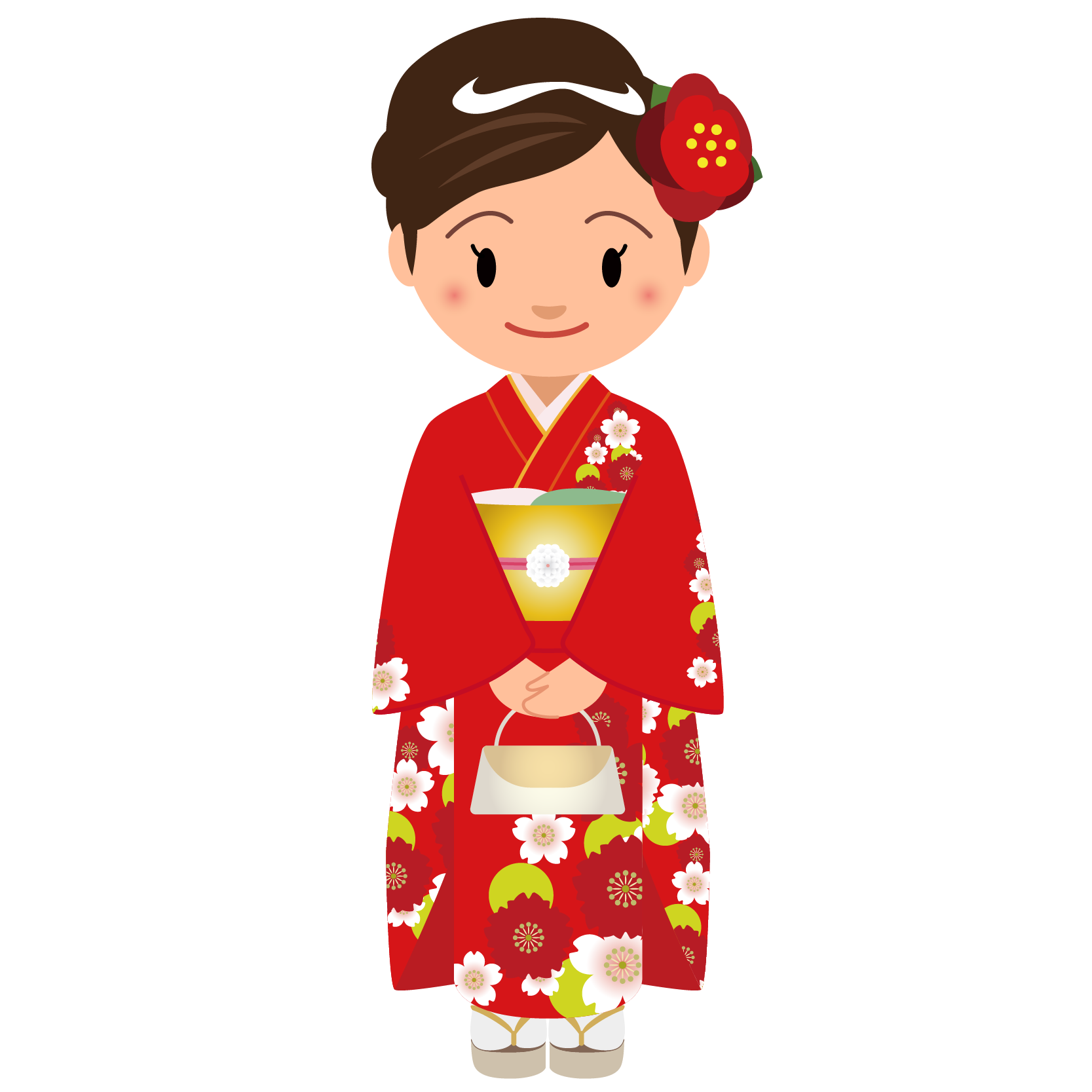 着物 イラスト フリー詳細 2位