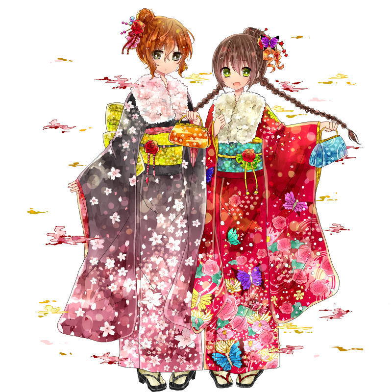 着物 可愛い イラスト詳細 10位