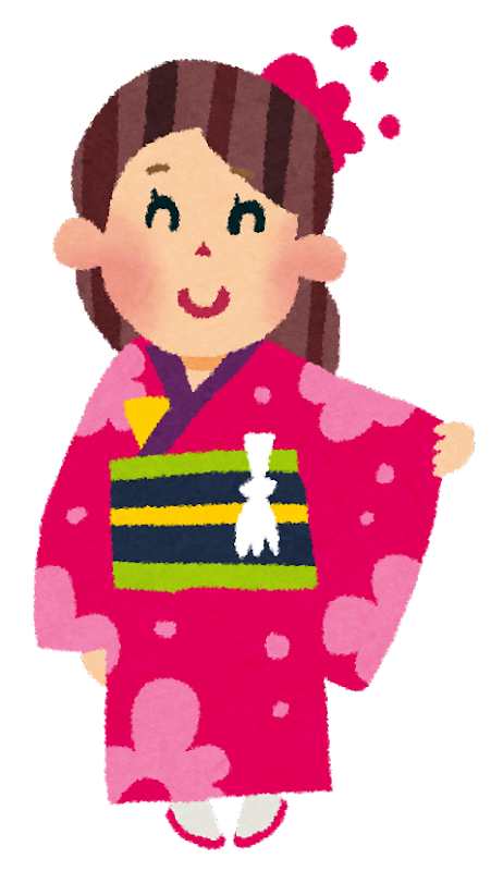 着物 可愛い イラスト詳細 11位