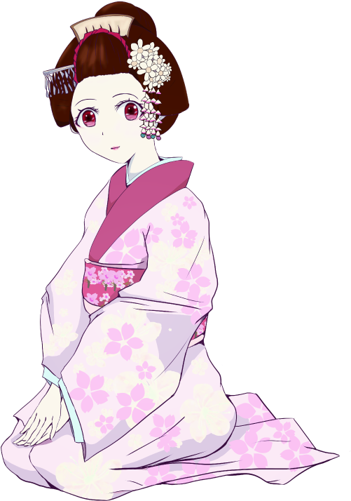 着物 可愛い イラスト詳細 4位