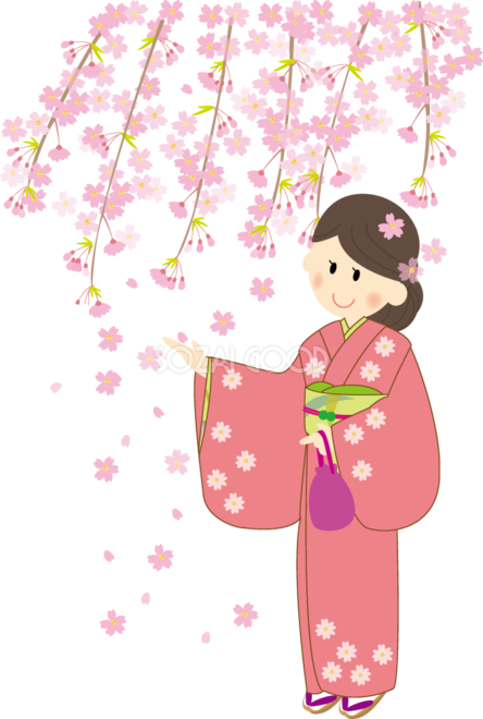 着物 可愛い イラスト詳細 7位