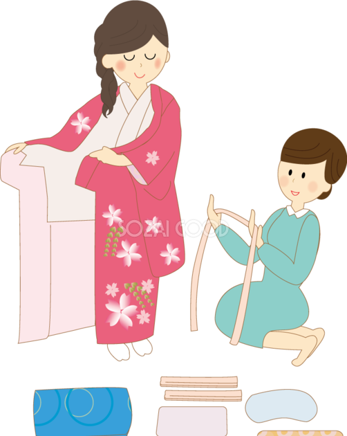 着物 帯 イラスト詳細 6位