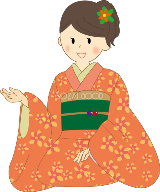 着物 帯 イラスト詳細 7位