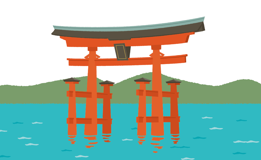 神社 イラスト 綺麗詳細 13位