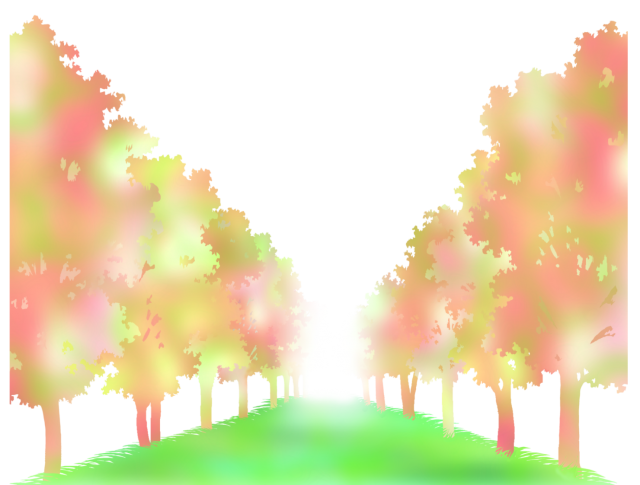 秋 景色 イラスト詳細 3位