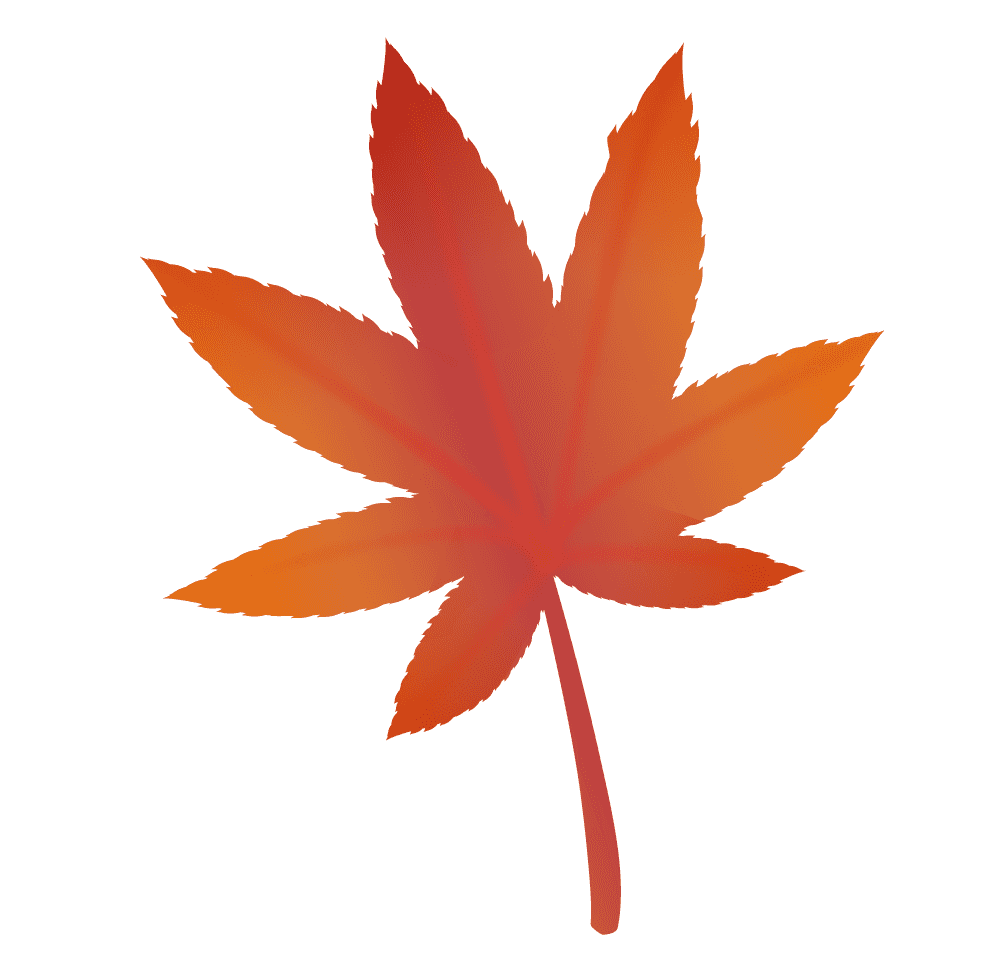 秋 紅葉 イラスト詳細 3位