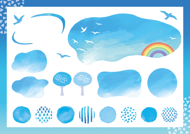 空 フリー 素材 イラスト詳細 6位