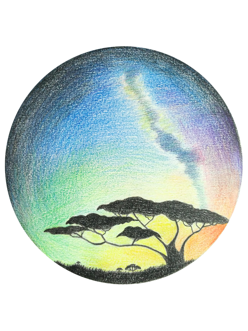 空 水彩画 - KibrisPDR