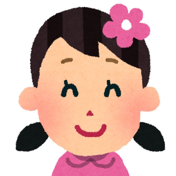 笑顔 かわいい 女の子 イラスト詳細 3位