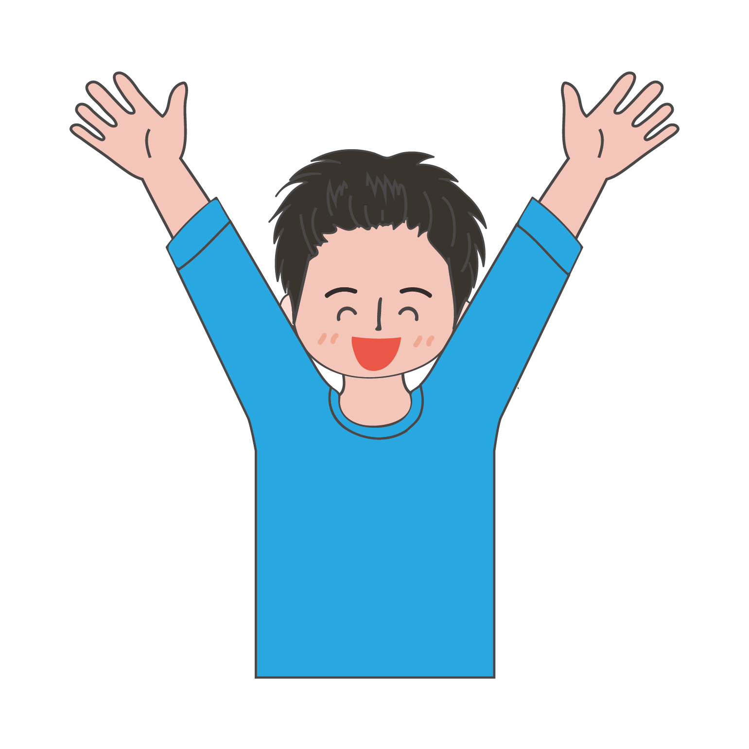 笑顔 イラスト 男詳細 5位