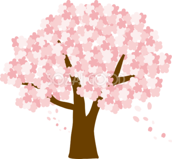 簡単 桜の 木 イラスト詳細 13位
