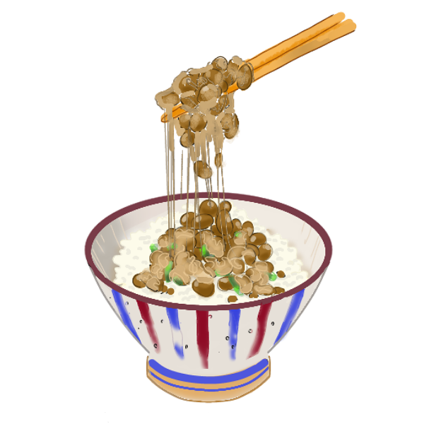 納豆 ご飯 イラスト詳細 5位