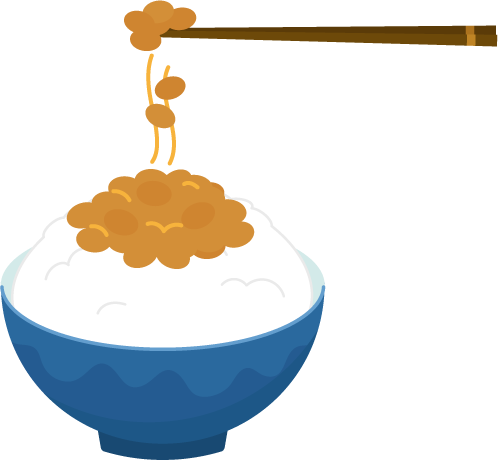 納豆 ご飯 イラスト詳細 8位