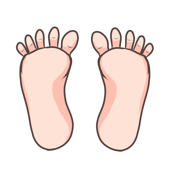 素足 イラスト詳細 3位