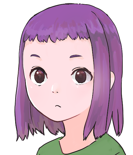 紫 髪 イラスト詳細 11位