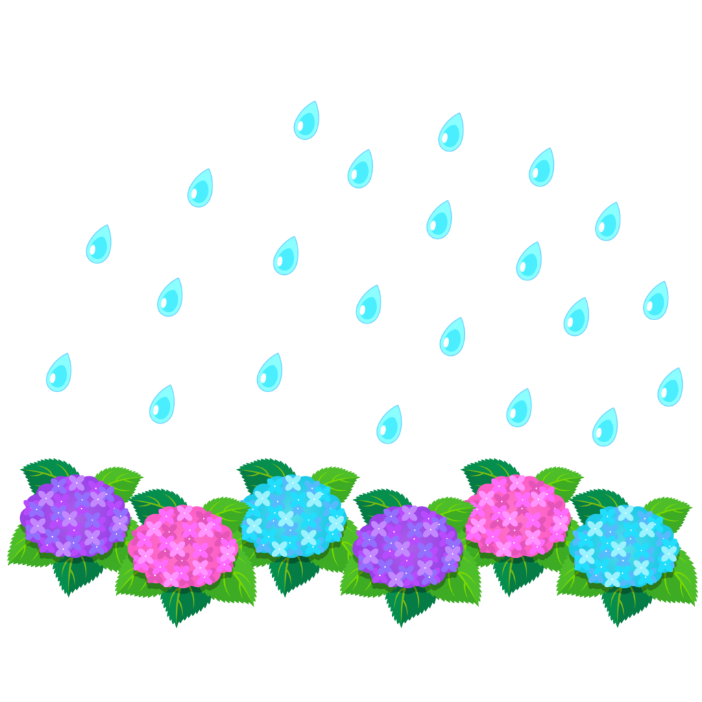 紫陽花 イラスト フリー詳細 6位