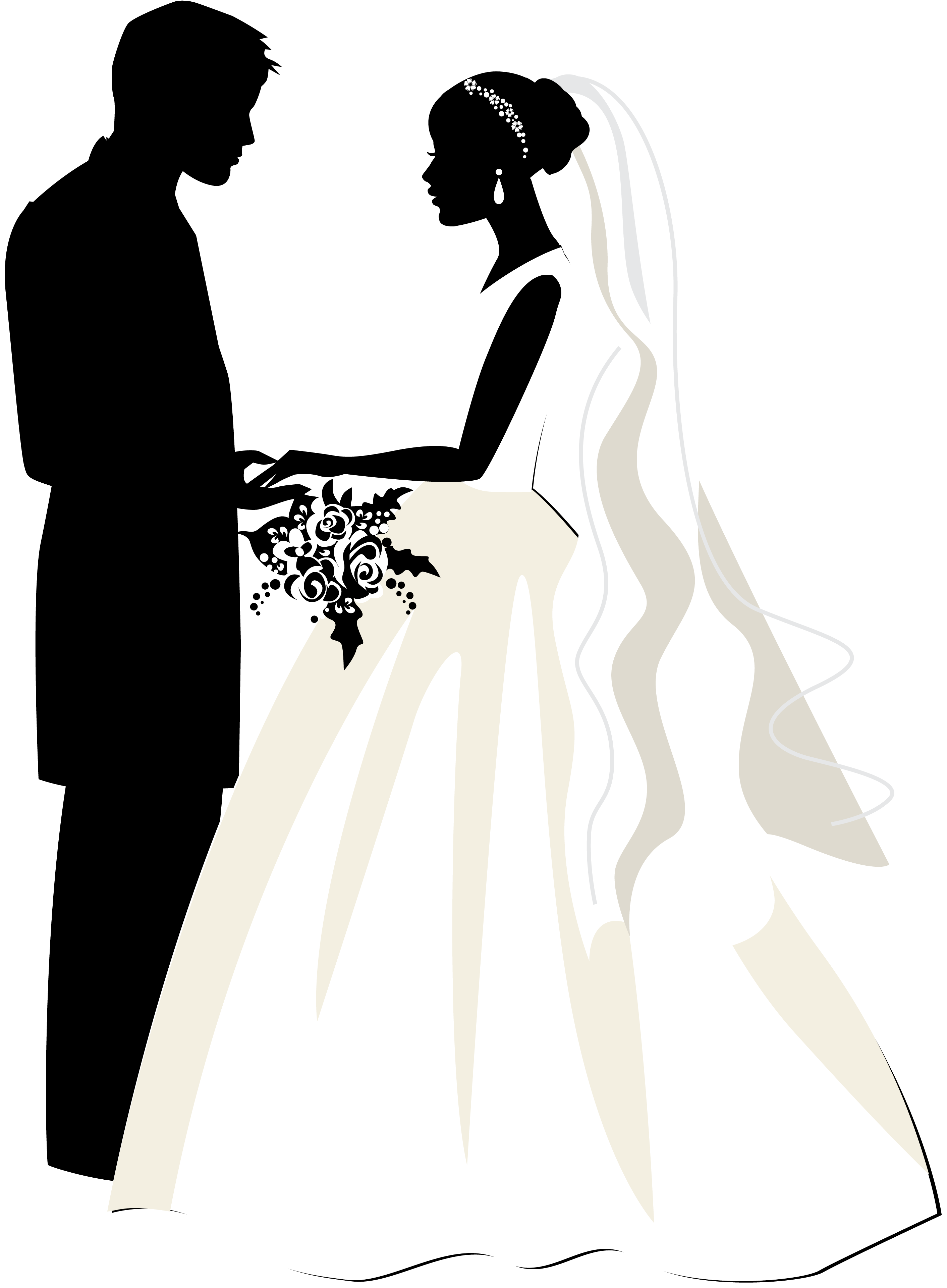 結婚 式 イラスト シルエット 無料詳細 5位