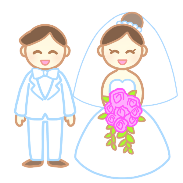 結婚 式 イラスト 簡単詳細 11位