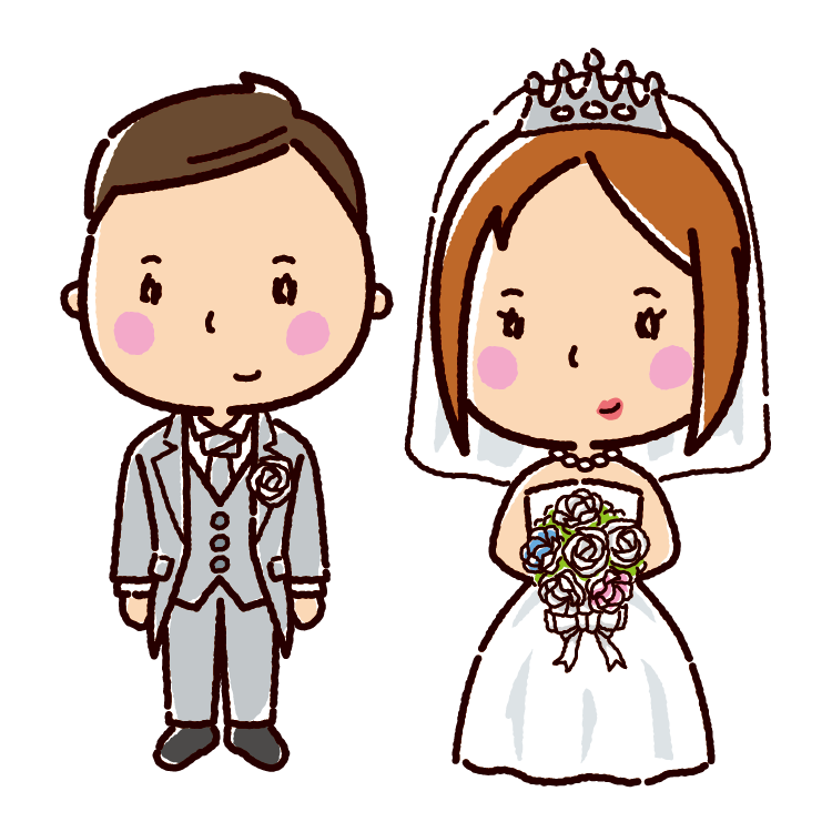 結婚 式 イラスト 簡単詳細 7位