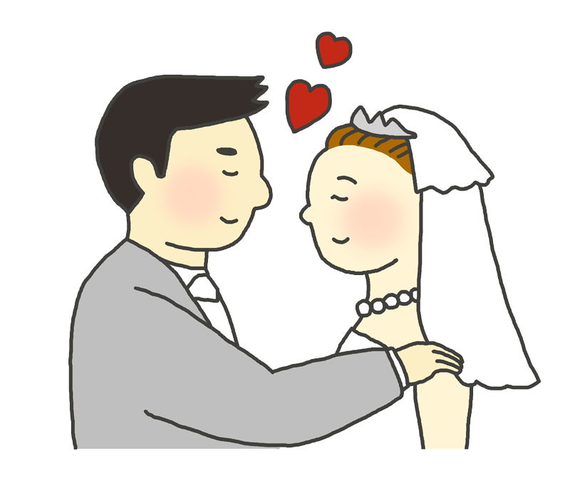 結婚 式 イラスト 簡単詳細 9位