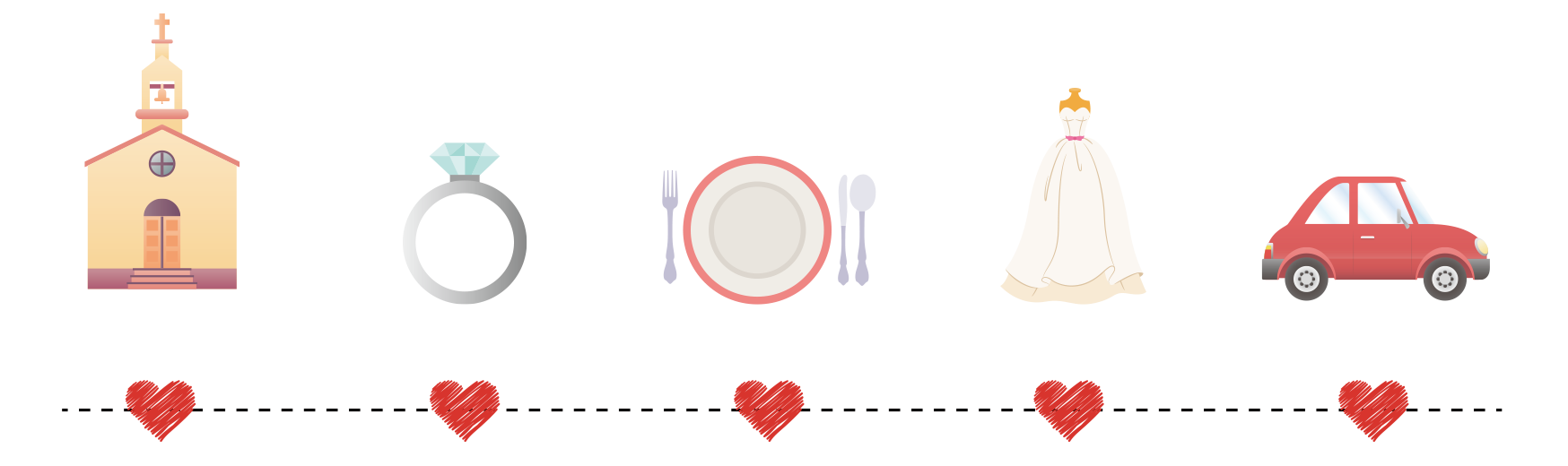 結婚 式 タイム ライン アイコン 無料詳細 4位