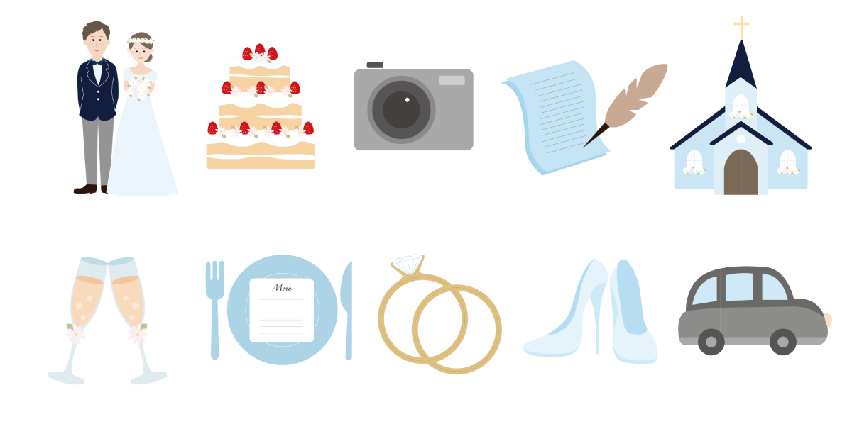 結婚 式 タイム ライン アイコン 無料詳細 5位