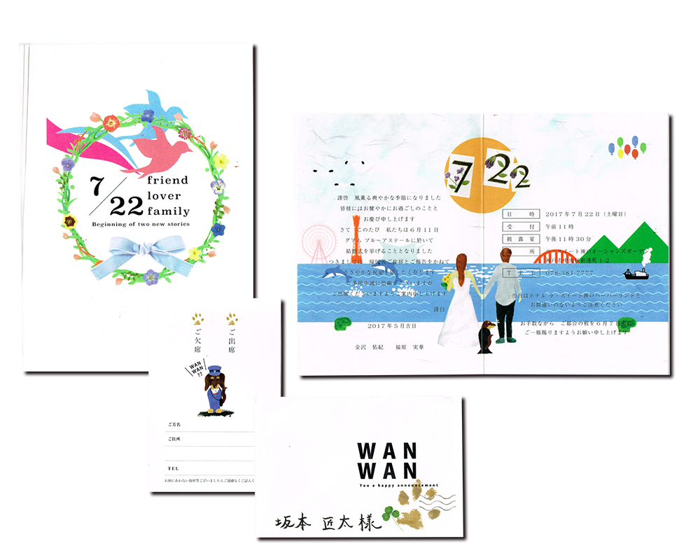 結婚 式 招待 状 イラスト 簡単詳細 12位