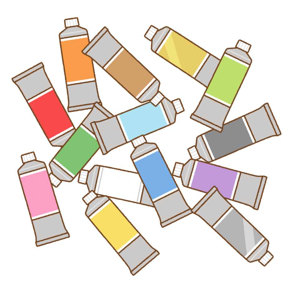 絵の具 フリー 素材詳細 3位