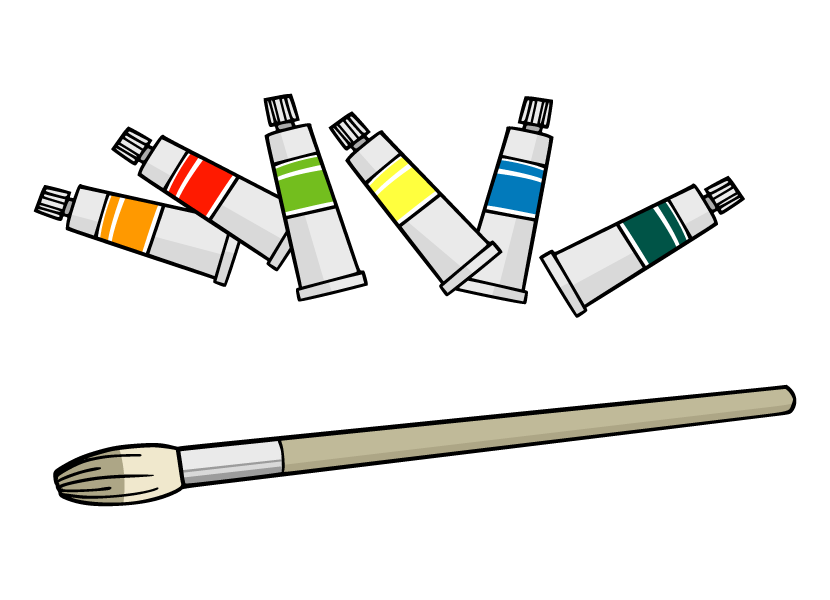 絵の具 フリー 素材詳細 9位