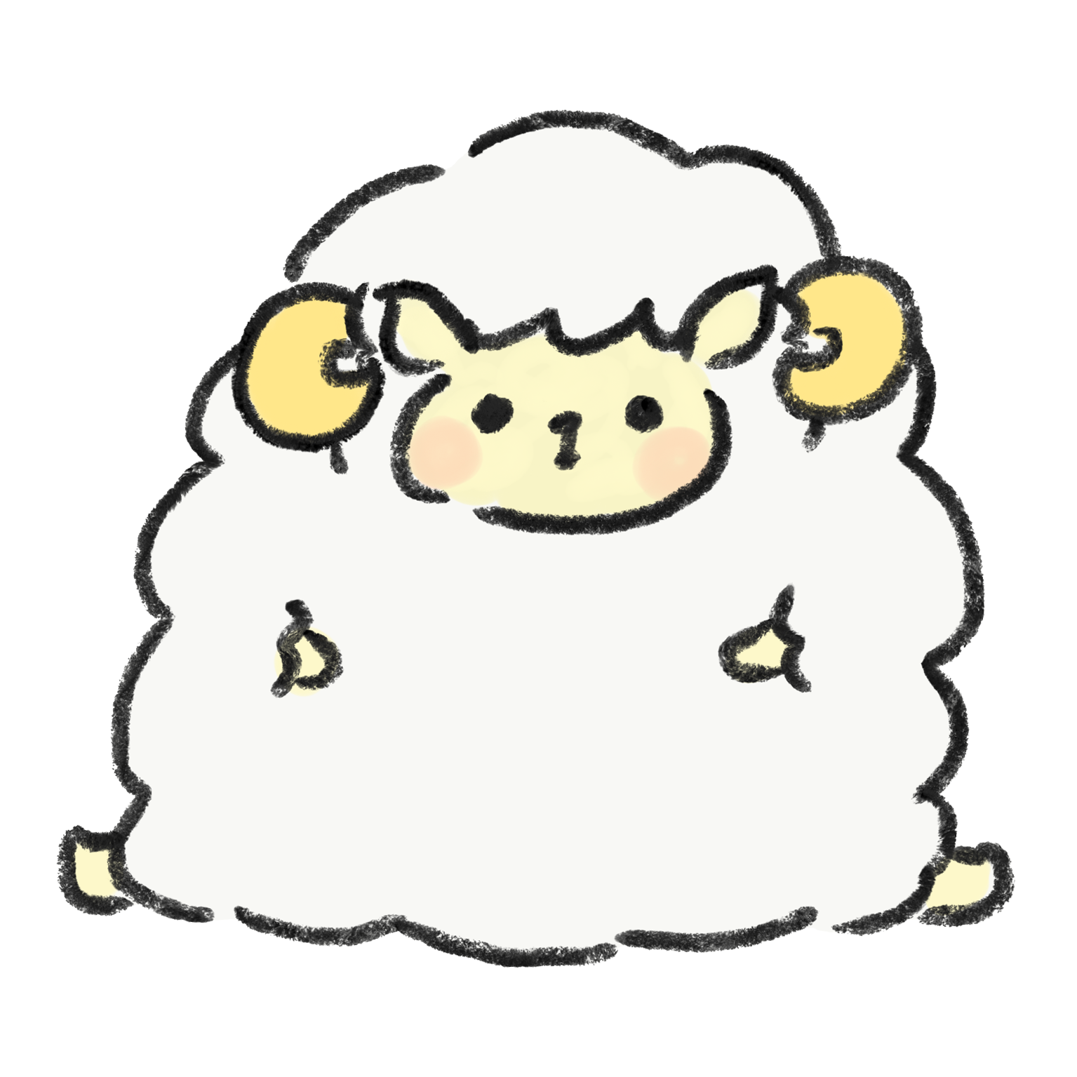 羊 イラスト かわいい詳細 2位
