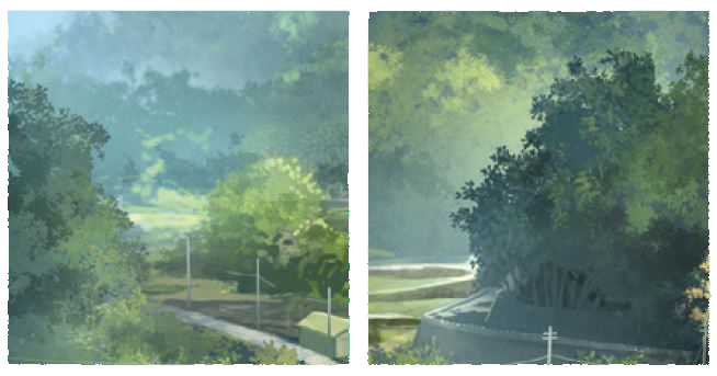 美しい 風景 イラスト詳細 7位
