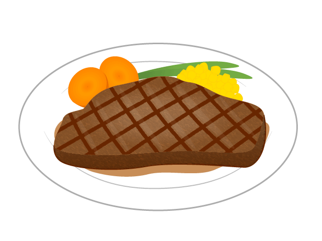 肉 料理 イラスト詳細 3位