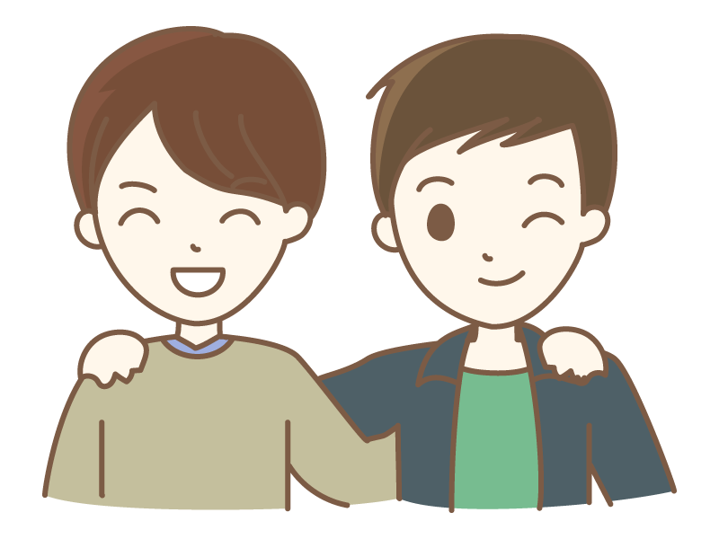 肩 組む イラスト詳細 8位