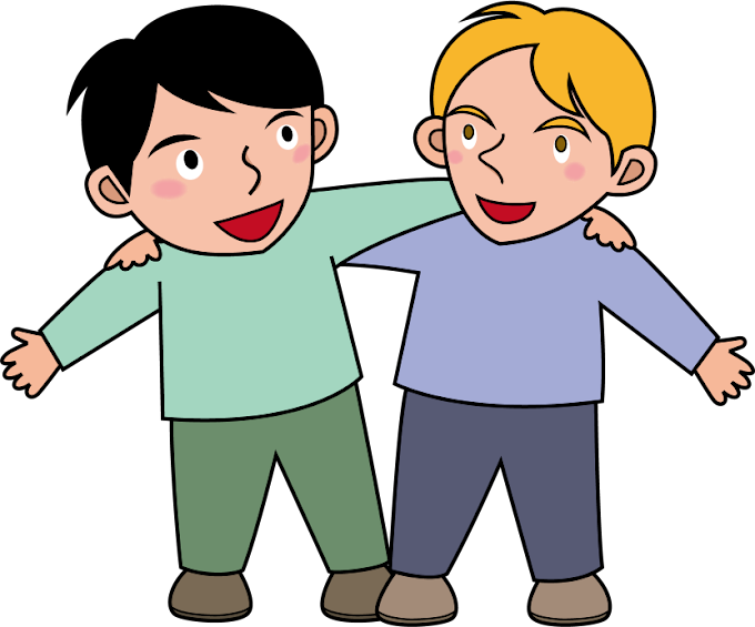 肩 組む イラスト詳細 9位