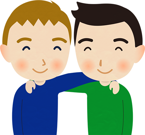 肩 組む イラスト詳細 12位