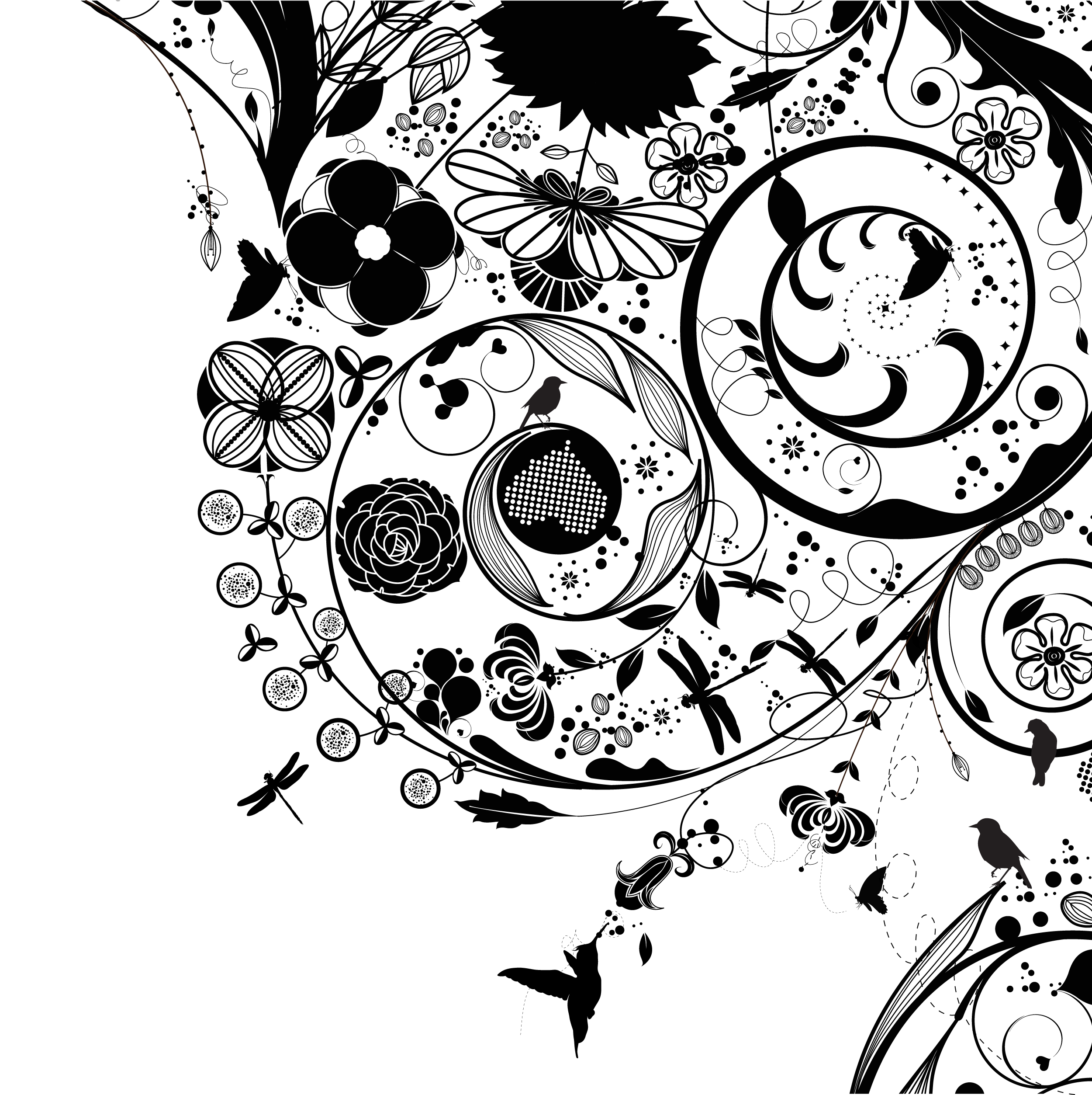 背景 黒 イラスト詳細 2位