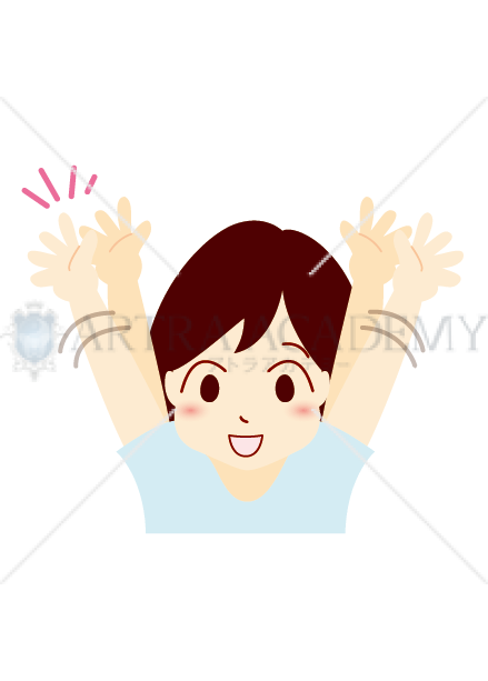 腕 を 上げる イラスト詳細 6位
