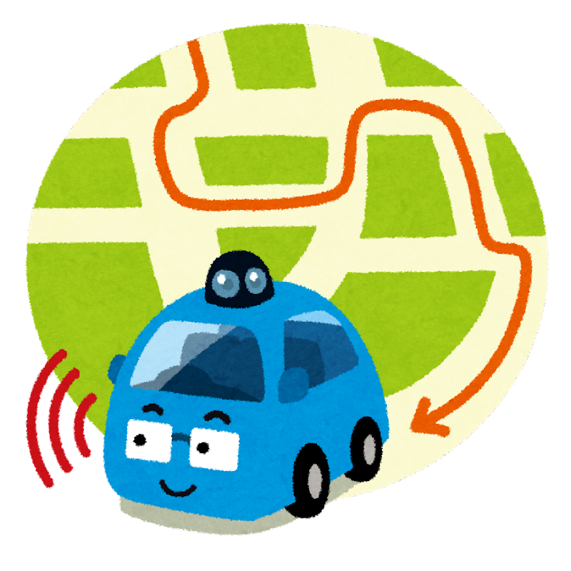 自動 運転 イラスト詳細 2位
