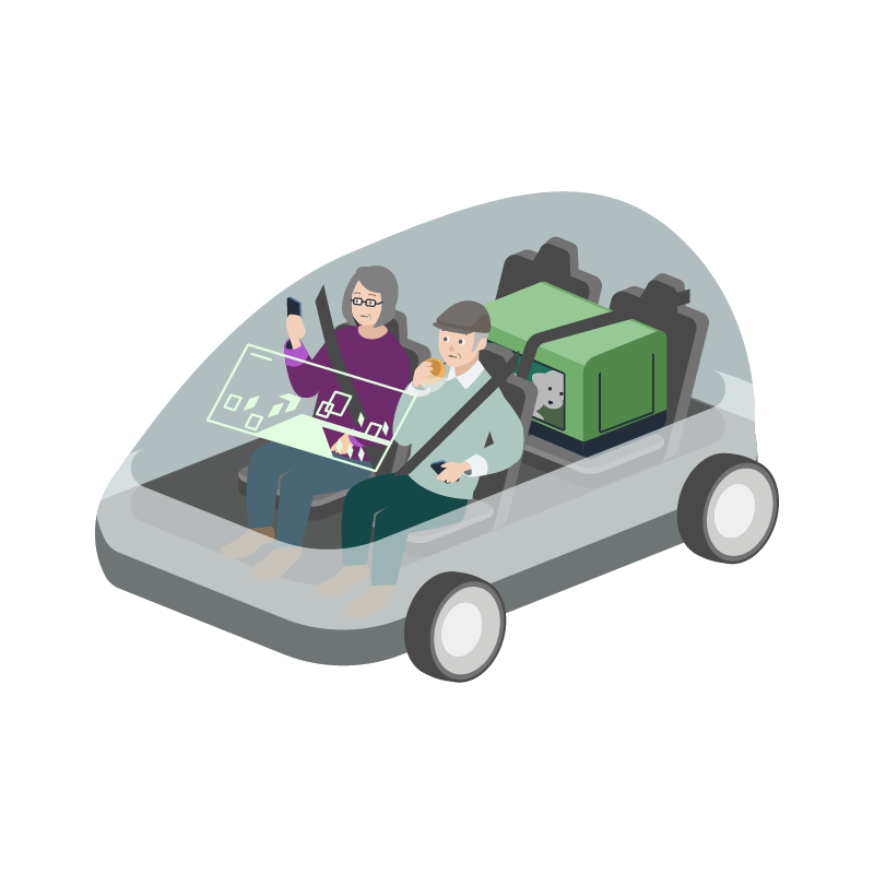 自動 運転 イラスト詳細 3位